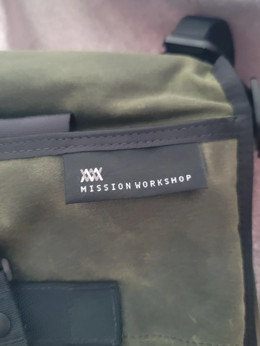 Mission Workshop Waxed Canvas 14L Arkiv Laptop Brief Waterproof Rugged Bag USA